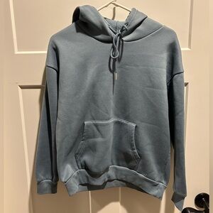 SHEIN Soft Blue Polyester Fabric